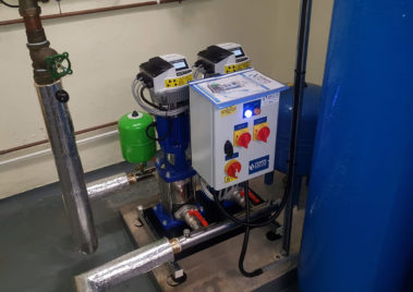 Finished Booster Pump Installation