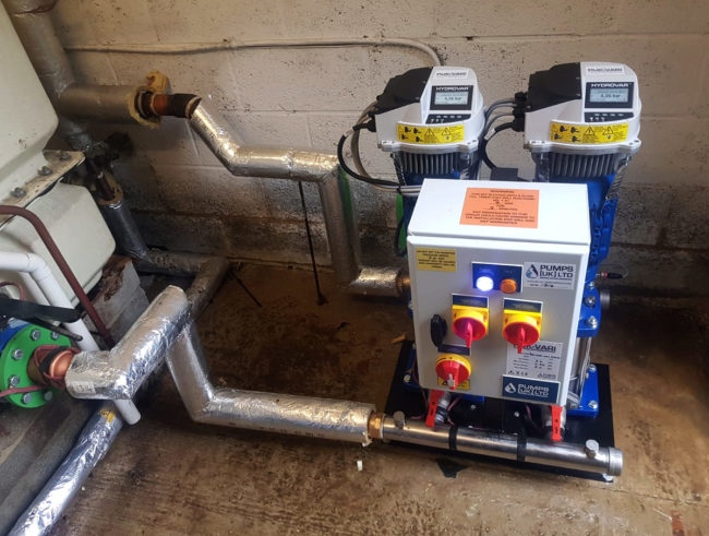 Twin Pump Cold Water Booster