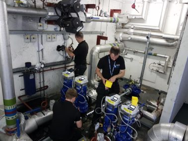 Engineers hard at work