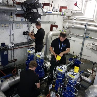 Engineers hard at work