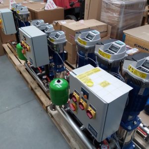 Three Booster Pumps ready to ship