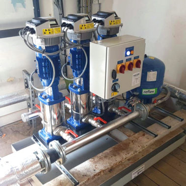 Finished Booster Pump Install