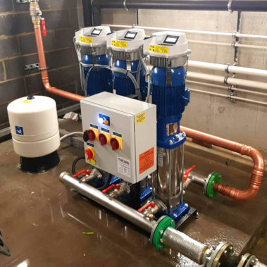 Finished Booster Pump Install