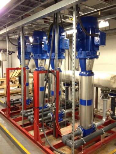 4 large Lowara Multistage Pump