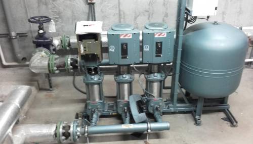 Old booster pump system