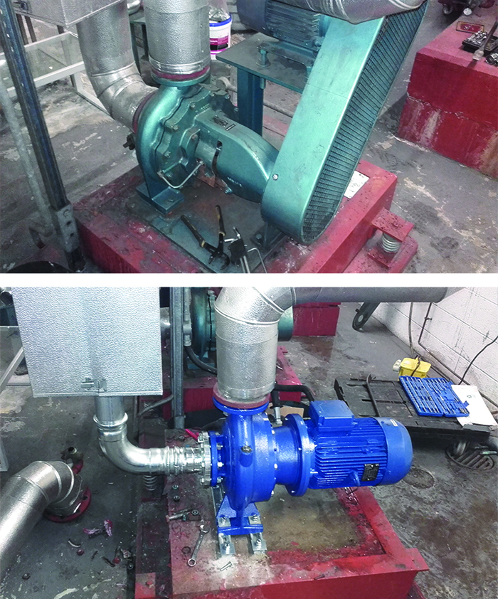 Old and New Pump
