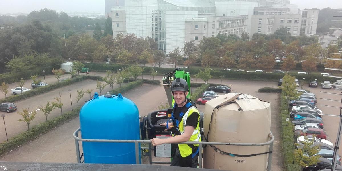 Smiling even at height! Smiling even at height!