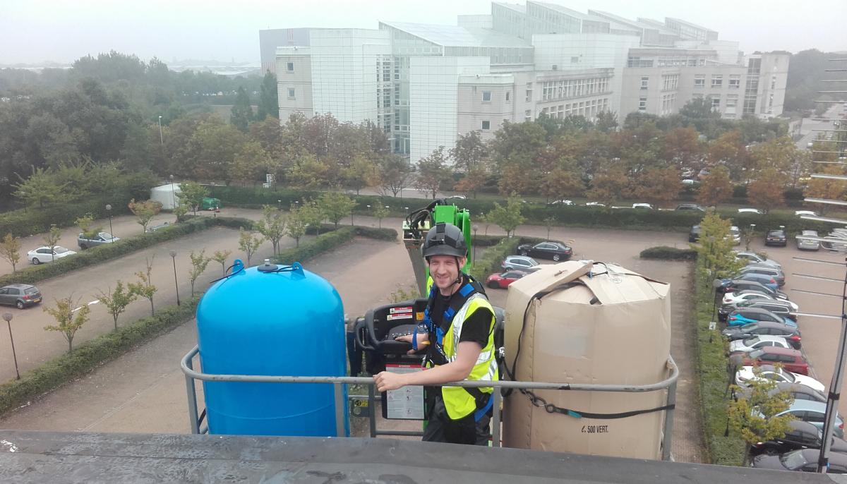 Smiling even at height!