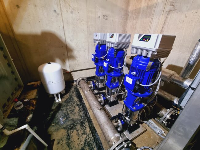 New multistage pumps fittted